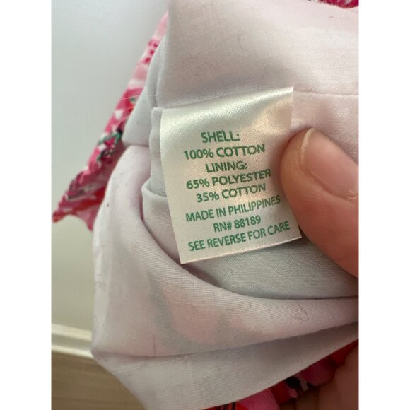 Lilly Pulitzer A Thing Called Love Shift Dress Girls Pink Floral Sleeveless Size - Picture 5 of 5